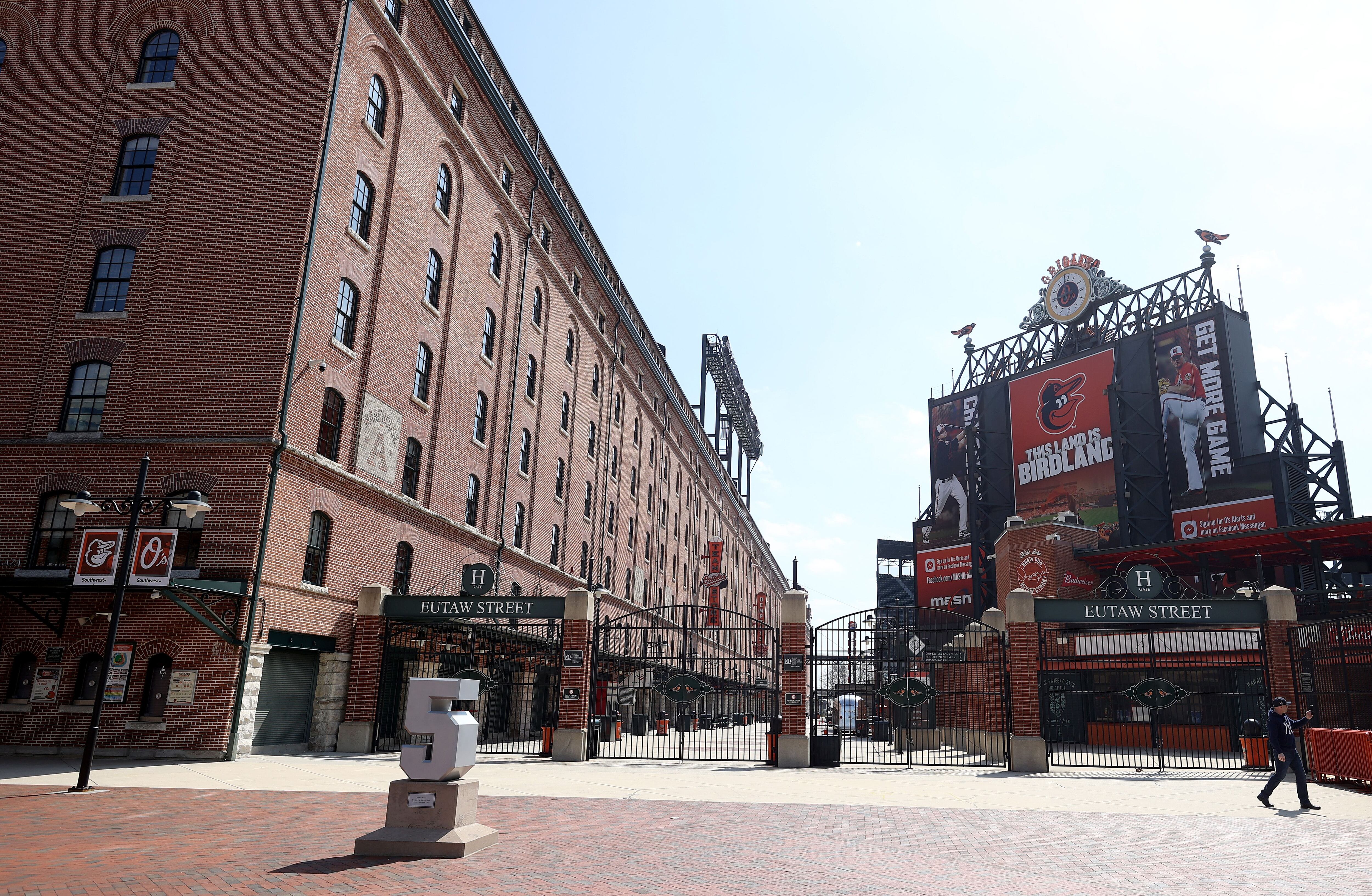 Oriole Park at Camden Yards upper deck bought out by Autumn Lake
