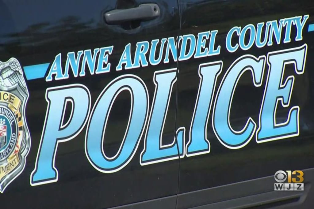 An Anne Arundel County Police vehicle.