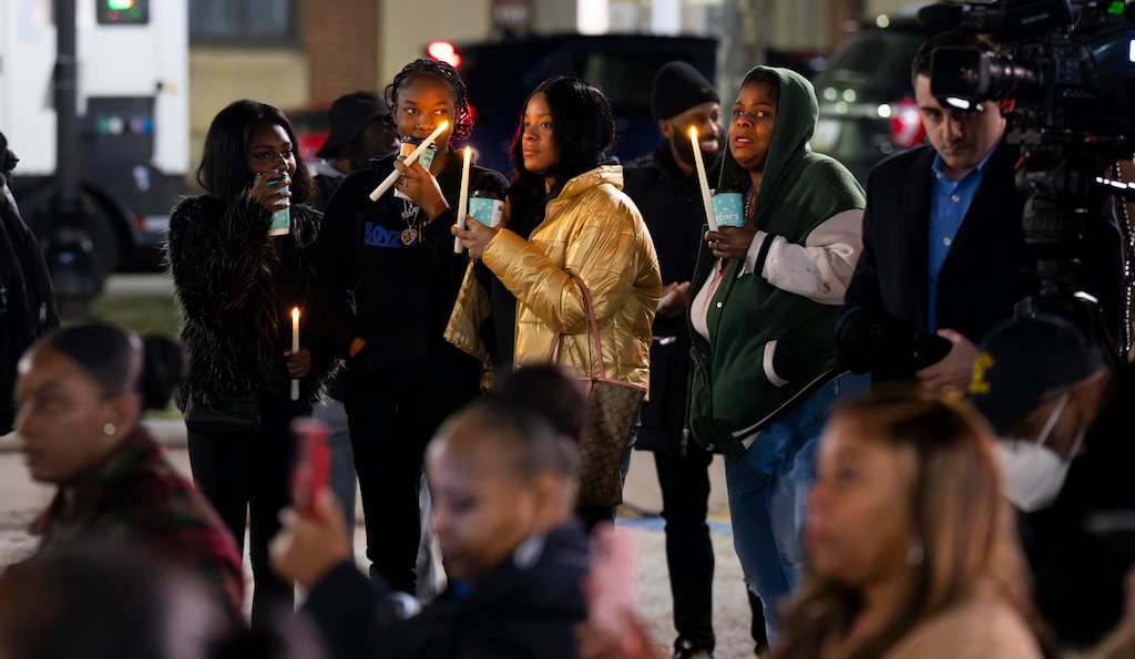 Mayor Brandon Scott hosted a vigil for the homicide victims of 2023 on January 3, 2024. The names of the victims were read aloud to a crowd of people holding candles at the War Memorial Plaza in front of City Hall.