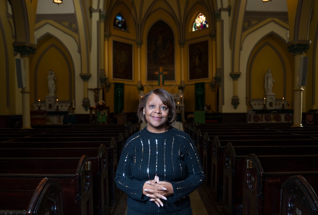 Mary Sewell is a longtime parishioner at St. Ann's on Greenmount Avenue, which is expected to close under a reorganization plan introduced by the Archdiocese of Baltimore.