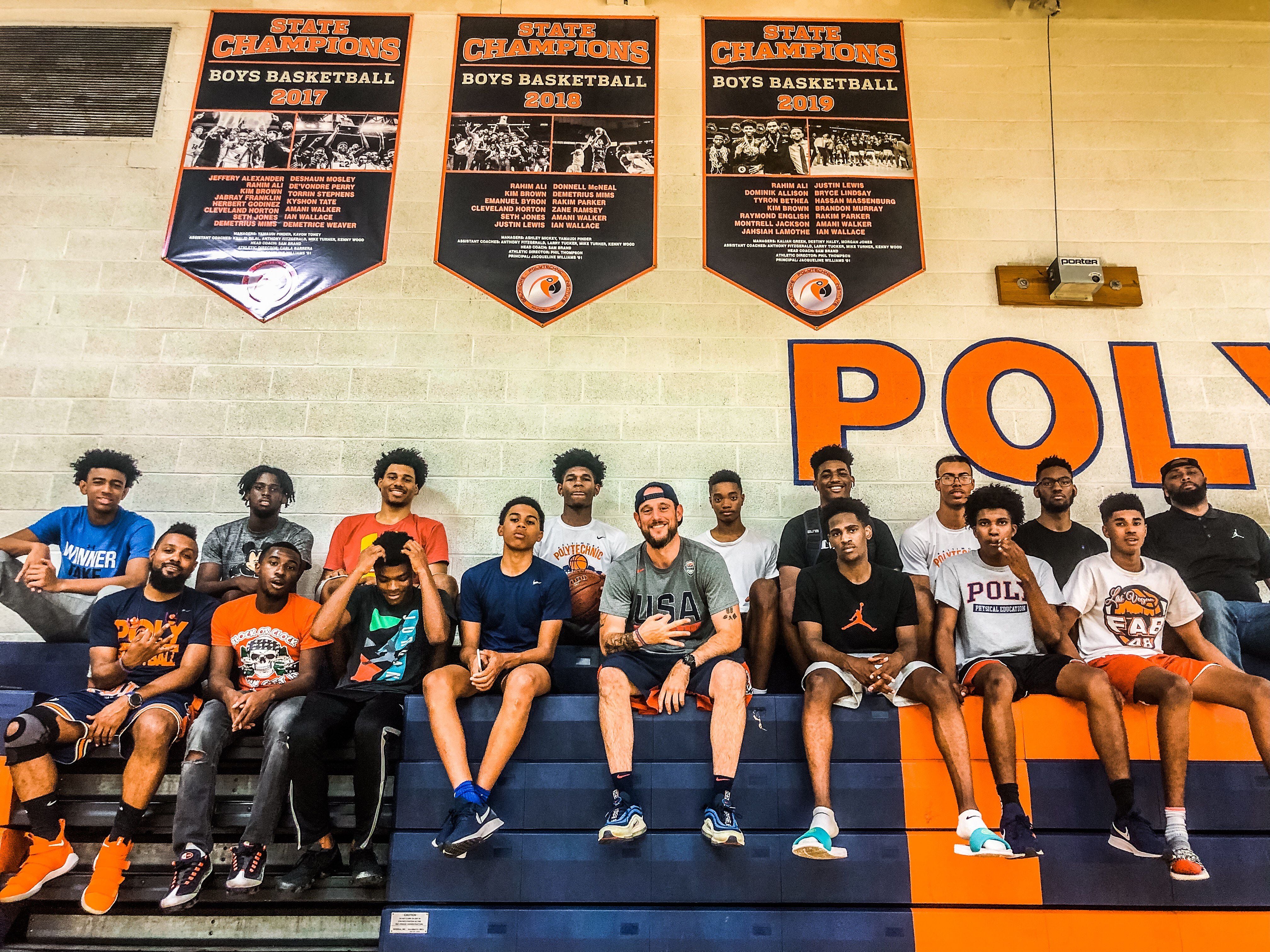 Can coach Sam Brand's basketball odyssey build Carmelo Anthony's dream in  Baltimore? - The Baltimore Banner